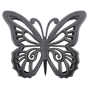Wood Butterfly Wall Decor - Black (Set of 2) 