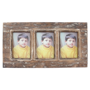 Wood Wall Photo Frame (Set of 4) 