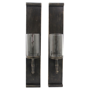 2-Piece Metal Candle Holder (Set of 2) 