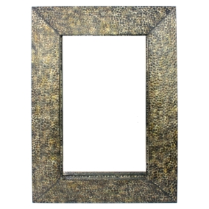 48"H Metal Wall Mirror 