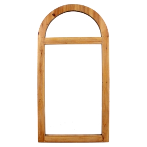 Wood Wall Mirror - Brown (Set of 2) 