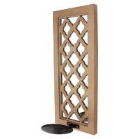 Wood Candle Holder (Set of 8)