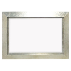 Wood Mirror - Silver 