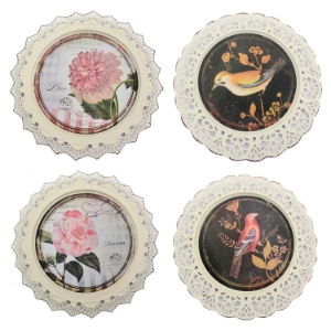 4-Piece Plate Wall Decor 
