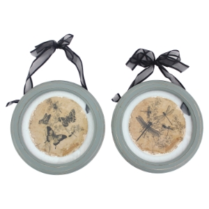 2-Piece Plate Wall Decor (Set of 4) 