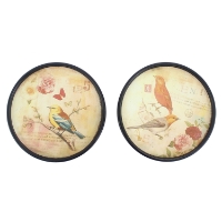2 Round Plate Wall Decor (Set of 6)