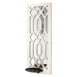 White Candle Holder (Set of 2) 