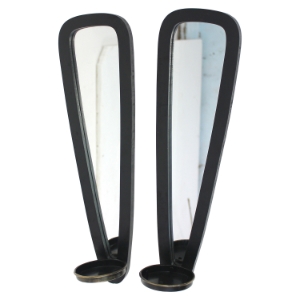 Black Candle Holder (Set of 4) 