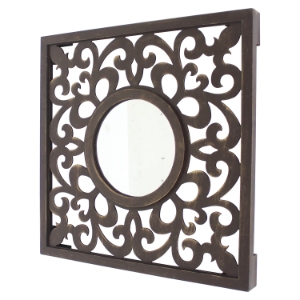 Wall Decor with Mirror (Set of 4) 