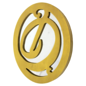 Wall Decor with Mirror - Yellow (Set of 8) 
