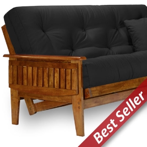 Eastridge Futon Frame Set - Tray Arm, U.S.A. Futon Mattress 