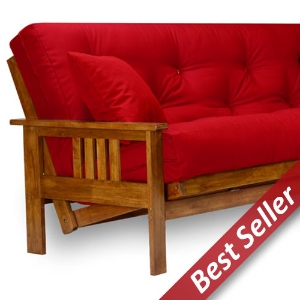 Stanford Wood Futon Frame Set - Heritage, U.S.A. Futon Mattress 