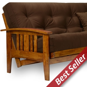 Westfield Wood Futon Frame Set - Heritage, U.S.A. Futon Mattress 