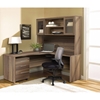 100 Series Corner L Shaped Desk - Hutch, Mobile Pedestal, Right Side - UNIQ-1C100002R