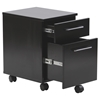 200 Series Mobile File Cabinet - 2 Drawers, Black - UNIQ-231-BLK
