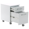 200 Series Mobile File Cabinet - 2 Drawers, White - UNIQ-231-WH