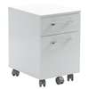 200 Series Mobile File Cabinet - 2 Drawers, White - UNIQ-231-WH