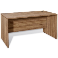 Pro X 63'' Manager's Desk - Modesty Panel, Walnut