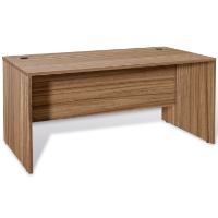 Pro X 71'' Executive Desk - Modesty Panel, Walnut