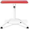 Mobile Laptop Table - Adjustable Height, Red - UNIQ-X201-RED