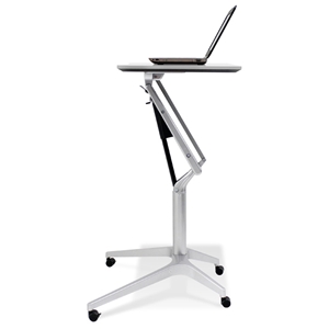 Adjustable Height Laptop Stand - White 