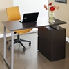 Contemporary Pedestal Desk - Espresso - UNIQ-X220-ESP