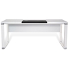 Pure Office 71'' Executive Desk - White Lacquer - UNIQ-X586-WH