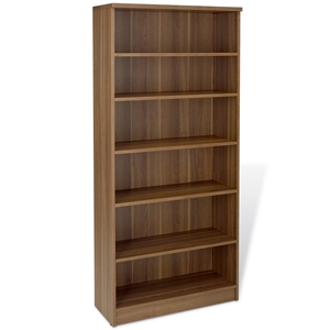 Pro X Tall Bookcase - Adjustable Shelves, Walnut 