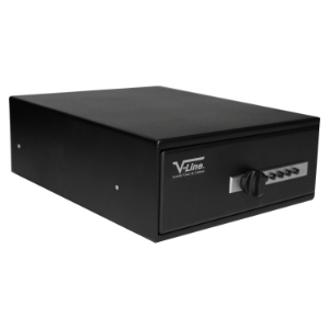 Slide-Away Compact Safe - Black Powder Coated 