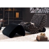 Ruby Fabric Lounge Chair and Ottoman - VIG-0546