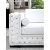 Dublin Leather Sofa Set with Crystal Accents - VIG-697-WHT-HL