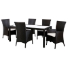 Whitfield Patio Set with Frosted Glass Top Table - VIG-2107-7PC