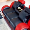 Gene Two-Toned 3 Piece Leather Sofa Set - VIG-4088-HL