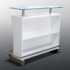 Atherton White Lacquer Bar Table - VIG-448BT