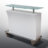 Atherton White Lacquer Bar Table - VIG-448BT
