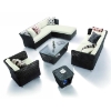 Winwood Patio Sectional Sofa Set in Black - VIG-H08-5PC