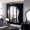 Judy Armoire with 4 Mirror Doors - Made in Italy - VIG-JUDY-ARM-4