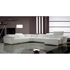Tempo Leather Sectional Sofa with Chaise - VIG-TEMPO