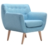 Divani Casa Albany Accent Chair - Blue - VIG-VG2T0787-BLU
