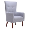 Divani Casa Pacheco Accent Chair - Gray - VIG-VG2T0894-GRY
