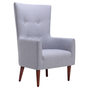 Divani Casa Pacheco Accent Chair - Gray 