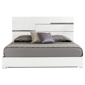 Modrest Ancona Italian Modern Platform Bed - White 