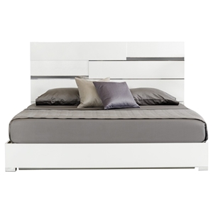 Modrest Ancona Italian Modern Platform Bed - White 