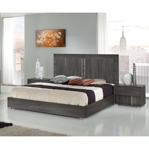 Modrest Luca Italian Bedroom Set - Gray 