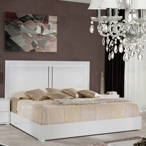 Modrest Nicla Italian Modern Bed - White 