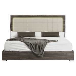 Modrest San Marino Platform Bed - Gray 