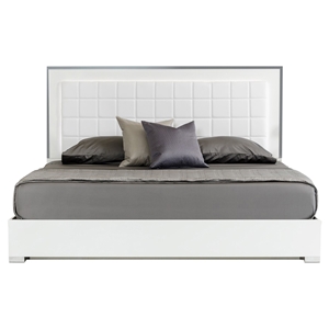 Modrest San Marino Platform Bed - White 