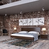 Nova Domus Conner 2 Pieces Modern Bedroom Set - Dark Walnut and Concrete - VIG-VGAN-CONNER-DK-BED-SET