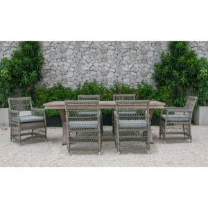 Renava Sonoma 7 Pieces Outdoor Dining Table Set - Gray 
