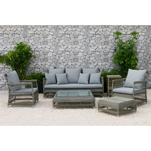 Renava Sonoma 6 Pieces Outdoor Sofa Set - Gray 